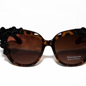 Floral Decal Sunglasses